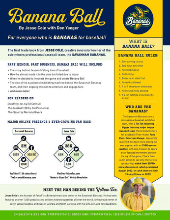 Banana Ball: The Unbelievably True Story of the Savannah Bananas
