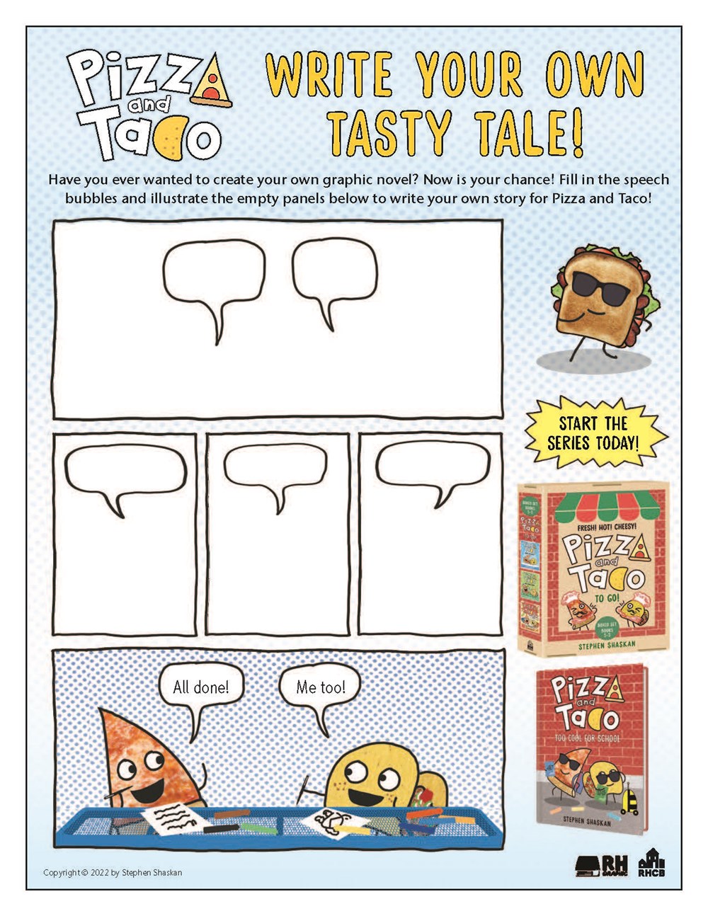 Pizza and Taco To Go! 3-Book Boxed Set: Books 1-3 (A Graphic Novel Boxed Set)
