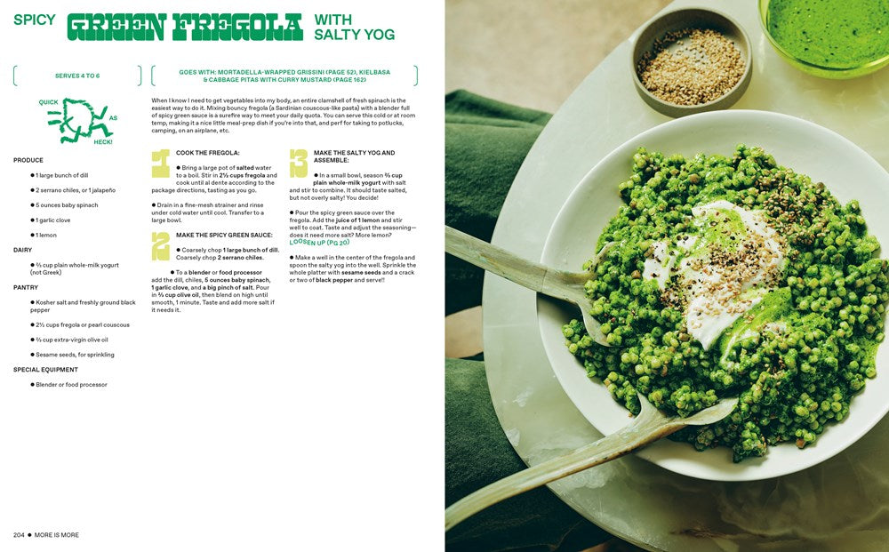 More Is More: Get Loose in the Kitchen: A Cookbook