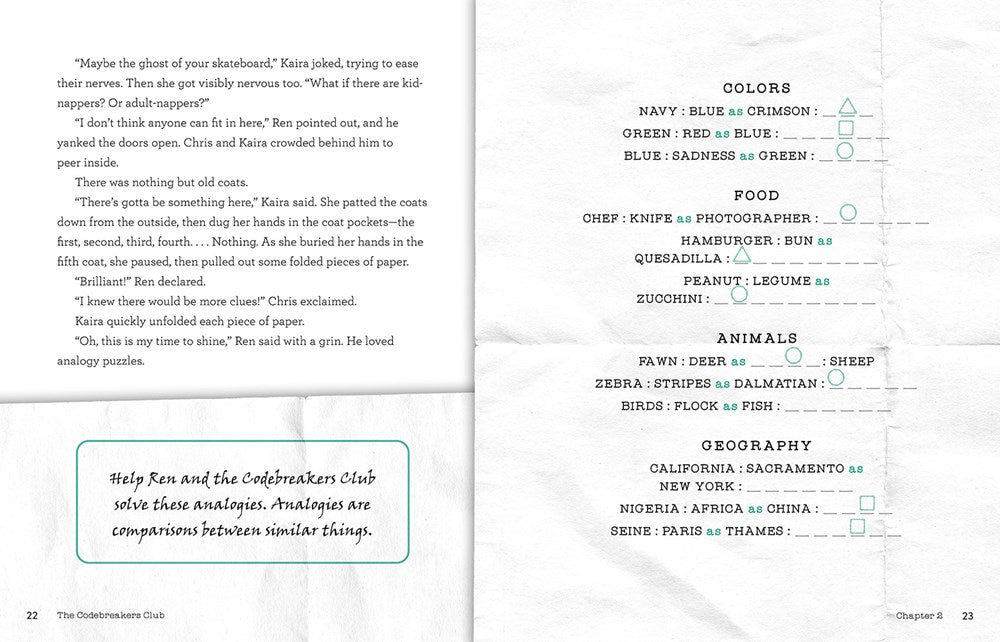 The Codebreakers Club: 150+ Logic Puzzles to Solve the Mystery of the Missing Puzzle Professor