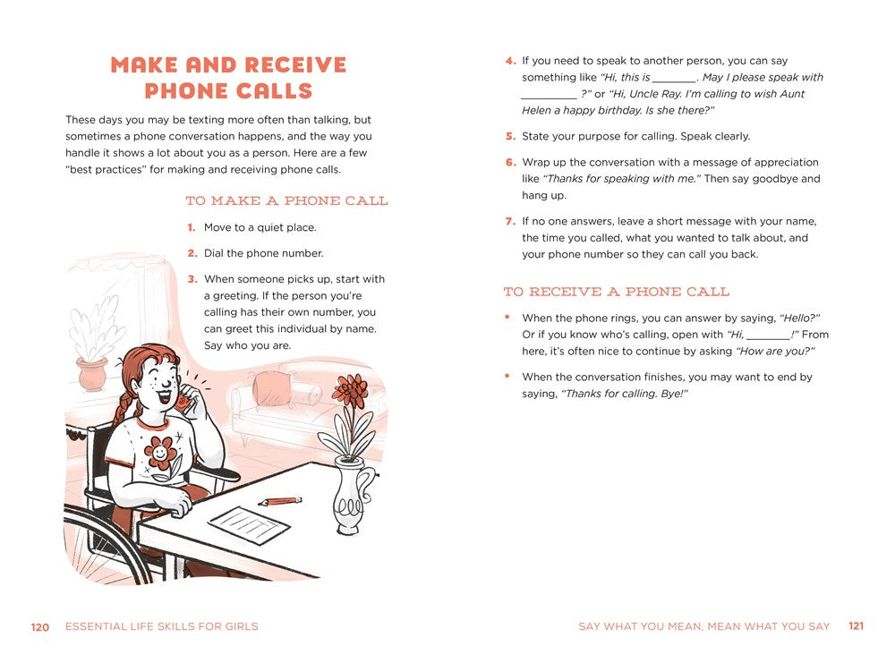 Essential Life Skills for Girls: Everything You Need to Know to Thrive at Home, at School, and Out in the World