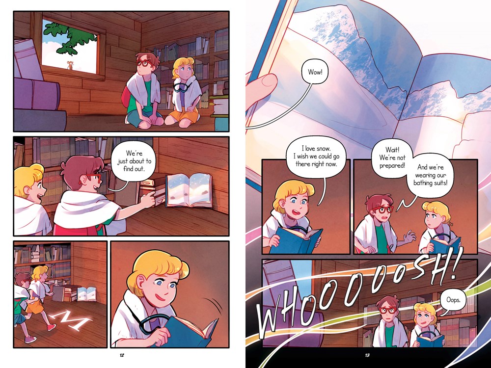 Sunset of the Sabertooth Graphic Novel (Magic Tree House Graphic Novels)