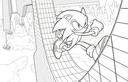 Sonic and Shadow: The Official Coloring Book (Sonic the Hedgehog)