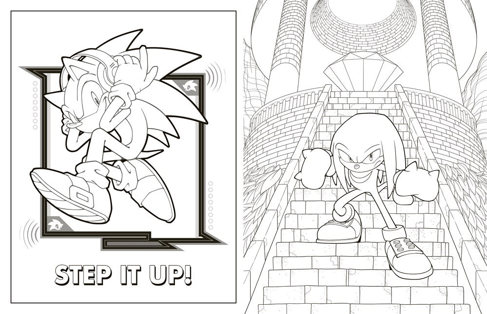 Sonic and Shadow: The Official Coloring Book (Sonic the Hedgehog)