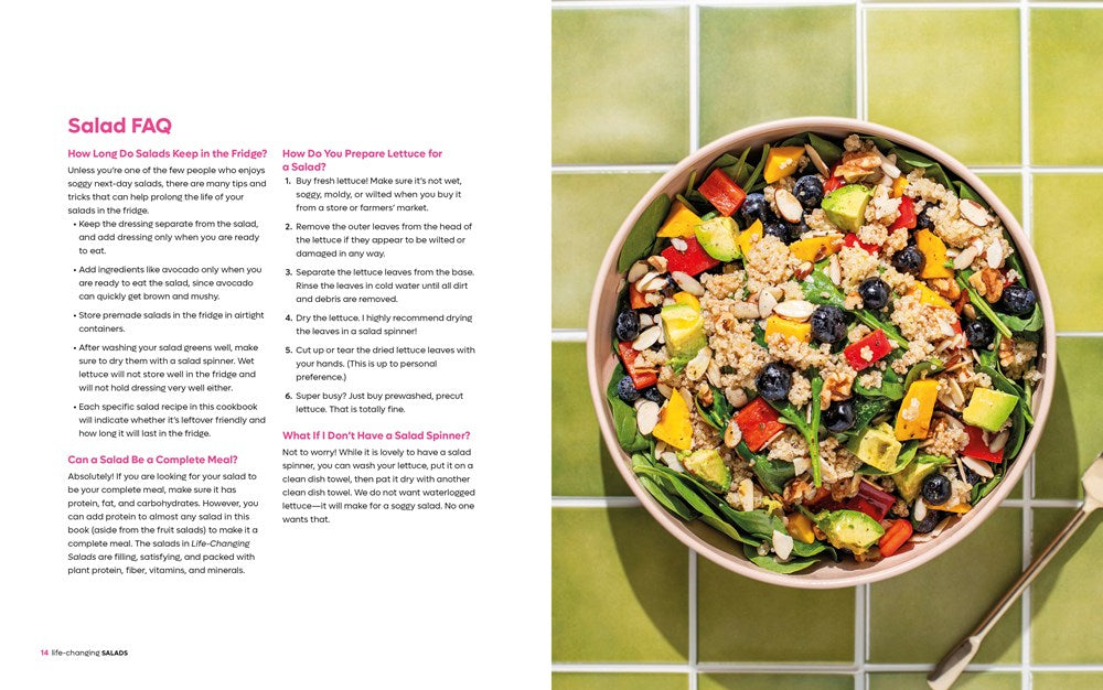 Life-Changing Salads: 100 Plant-Based Salads and Dressings Beyond Your Wildest Greens (HealthyGirl Kitchen)