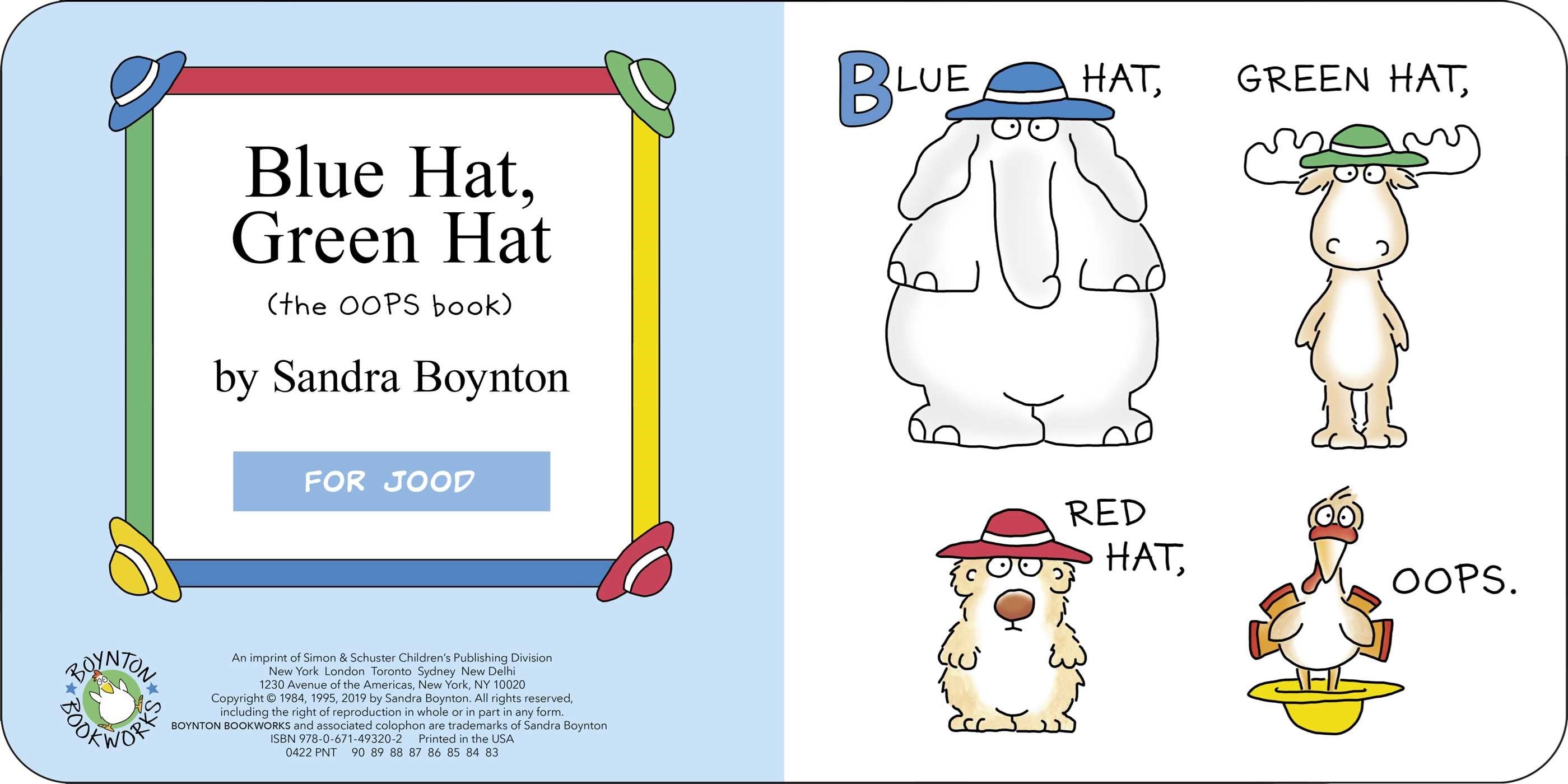 Blue Hat, Green Hat