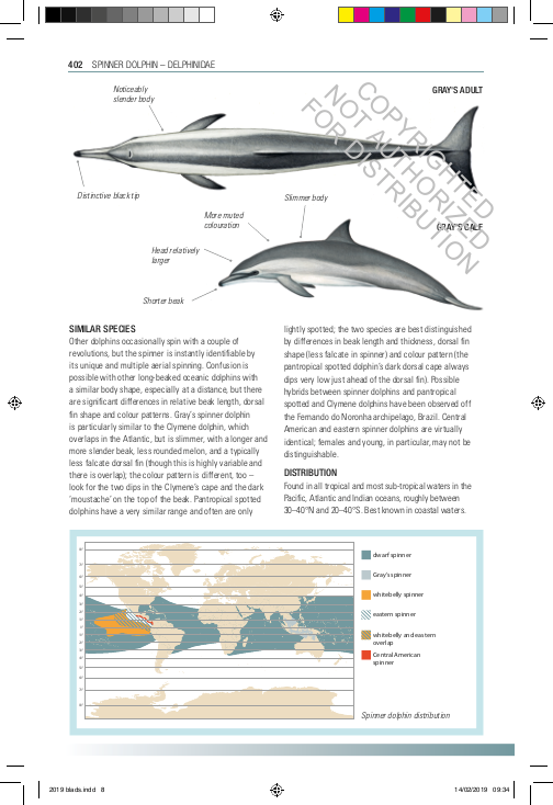 Handbook of Whales, Dolphins, and Porpoises of the World