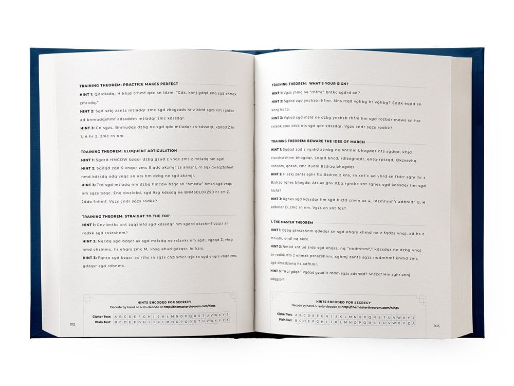 The Master Theorem - A Book of Puzzles, Intrigue and Wit