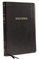 KJV Holy Bible: Large Print Thinline Bible, Black Leathersoft, Red Letter, Comfort Print : King James Version (Large type / large print)