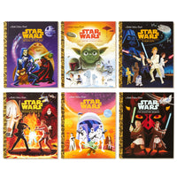The Star Wars Little Golden Book Library (Star Wars): The Phantom Menace; Attack of the Clones; Revenge of the Sith; A New Hope; The Empire Strikes Back; Return of the Jedi