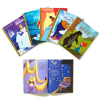 Disney Princess Little Golden Book Library -- 6 Little Golden Books: Tangled; Brave; The Princess and the Frog; The Little Mermaid; Beauty and the Beast; Cinderella
