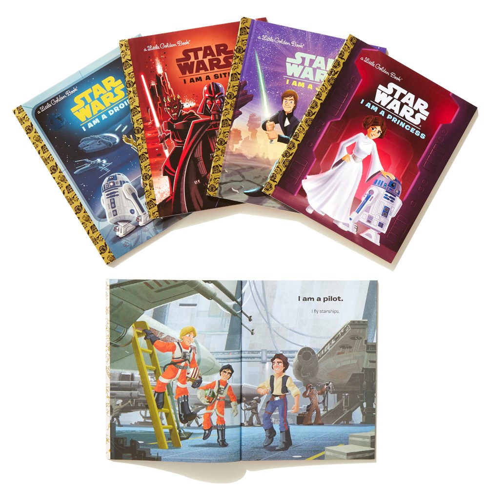 Star Wars: I Am a...Little Golden Book Library -- 5 Little Golden Books: I Am a Pilot; I Am a Jedi; I Am a Sith; I Am a Droid; I Am a Princess