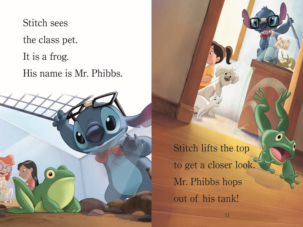 Stitch Goes to School (Disney Stitch) (Step into Reading)