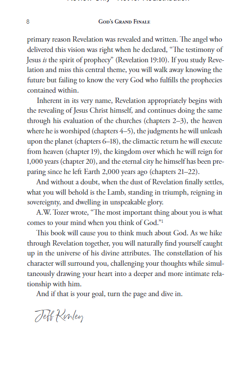 God's Grand Finale