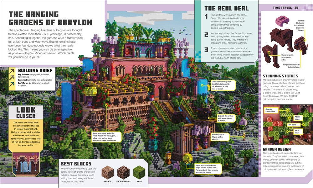 The Minecraft Ideas Book: Create the Real World in Minecraft with 70+ Awesome Builds