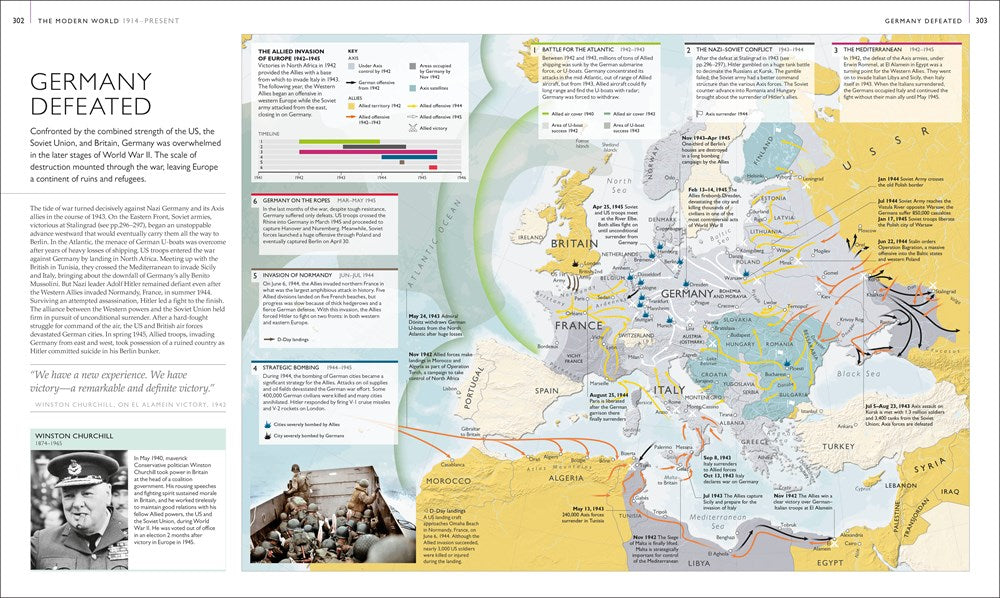 History of the World Map by Map (DK History Map by Map)