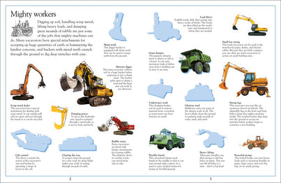 Ultimate Sticker Book: Diggers and Dumpers: More Than 60 Reusable Full-Color Stickers
