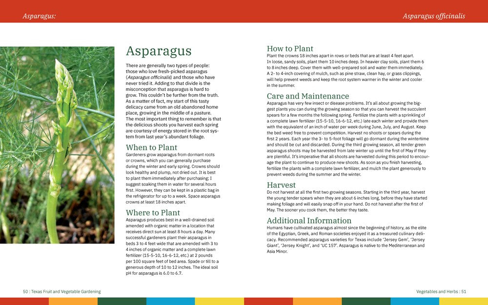 Texas Fruit & Vegetable Gardening, 2nd Edition