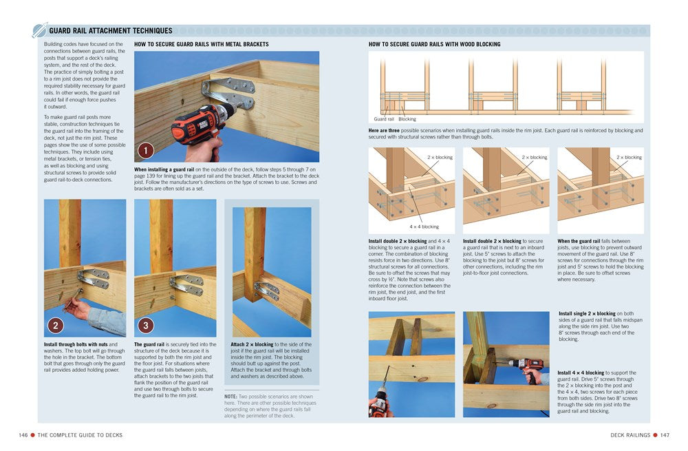 Black & Decker The Complete Guide to Decks 7th Edition