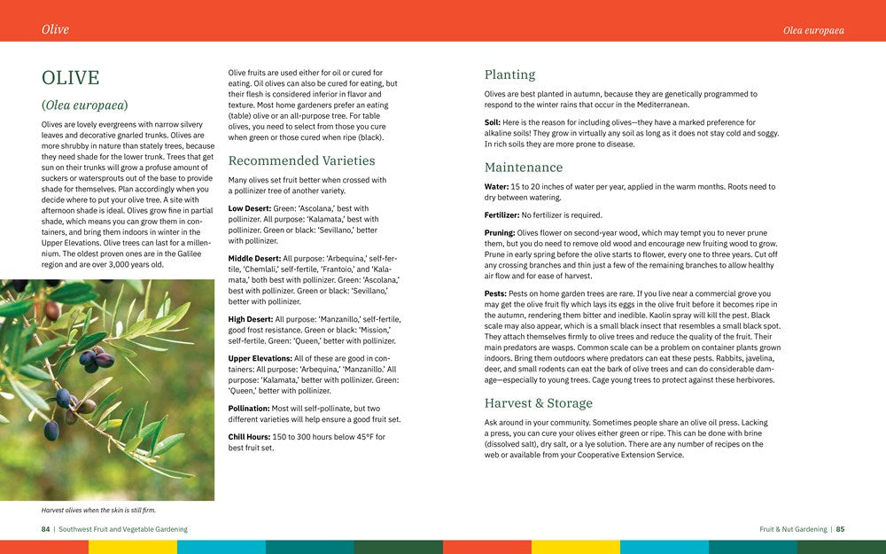 Southwest Fruit & Vegetable Gardening, 2nd Edition