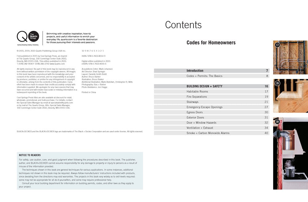 Black and Decker Codes for Homeowners 5th Edition