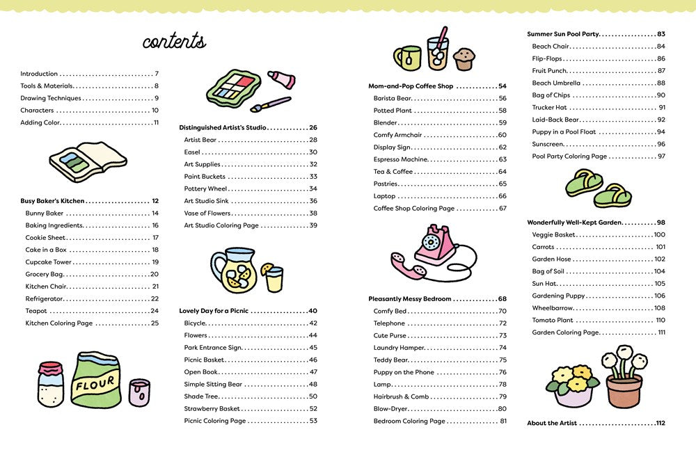 How to Draw Super Cute Things with Bobbie Goods: Learn to draw & color absolutely adorable art! (Official Bobbie Goods, 3)