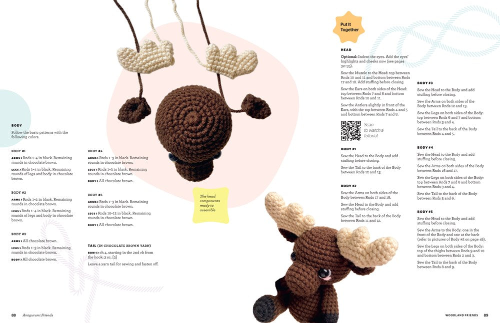 Amigurumi Friends: 20 Easy Patterns to Create 100+ Adorable Custom Crochet Critters - Explore Infinite Possibilities with Shapes, Colors, Details, and Yarns