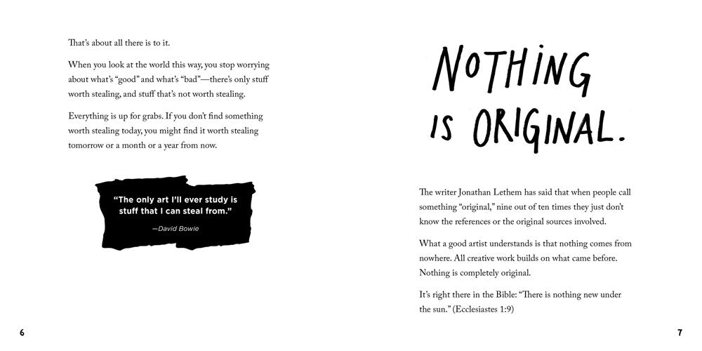 Steal Like an Artist: 10 Things Nobody Told You About Being Creative (Austin Kleon)