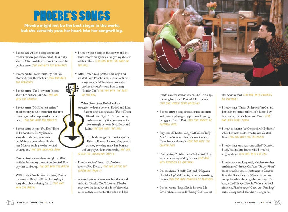 The Friends Book of Lists