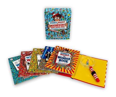 Where's Waldo? The Magnificent Mini Boxed Set: (A Compact, Travel-Sized Box Set of 5 Hidden Object Activity Books, Packed with Search & Find Puzzle Adventures - a Perfect Gift for All Ages)