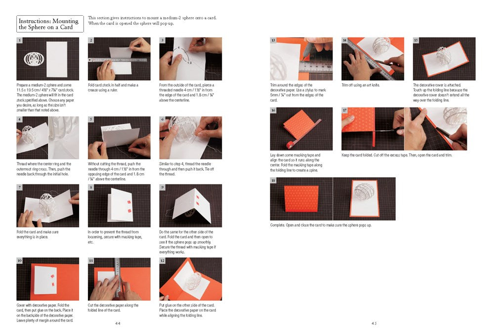 Pop-Up Paper Spheres