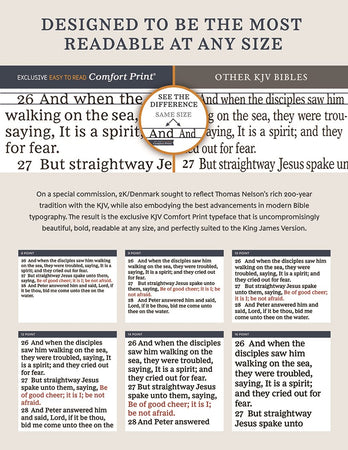 KJV Journal the Word Bible, Reflect, Journal or Create Art Next to Your Favorite Verses (Pink Floral Cloth over Board, Red Letter, Comfort Print: King James Version Holy Bible)