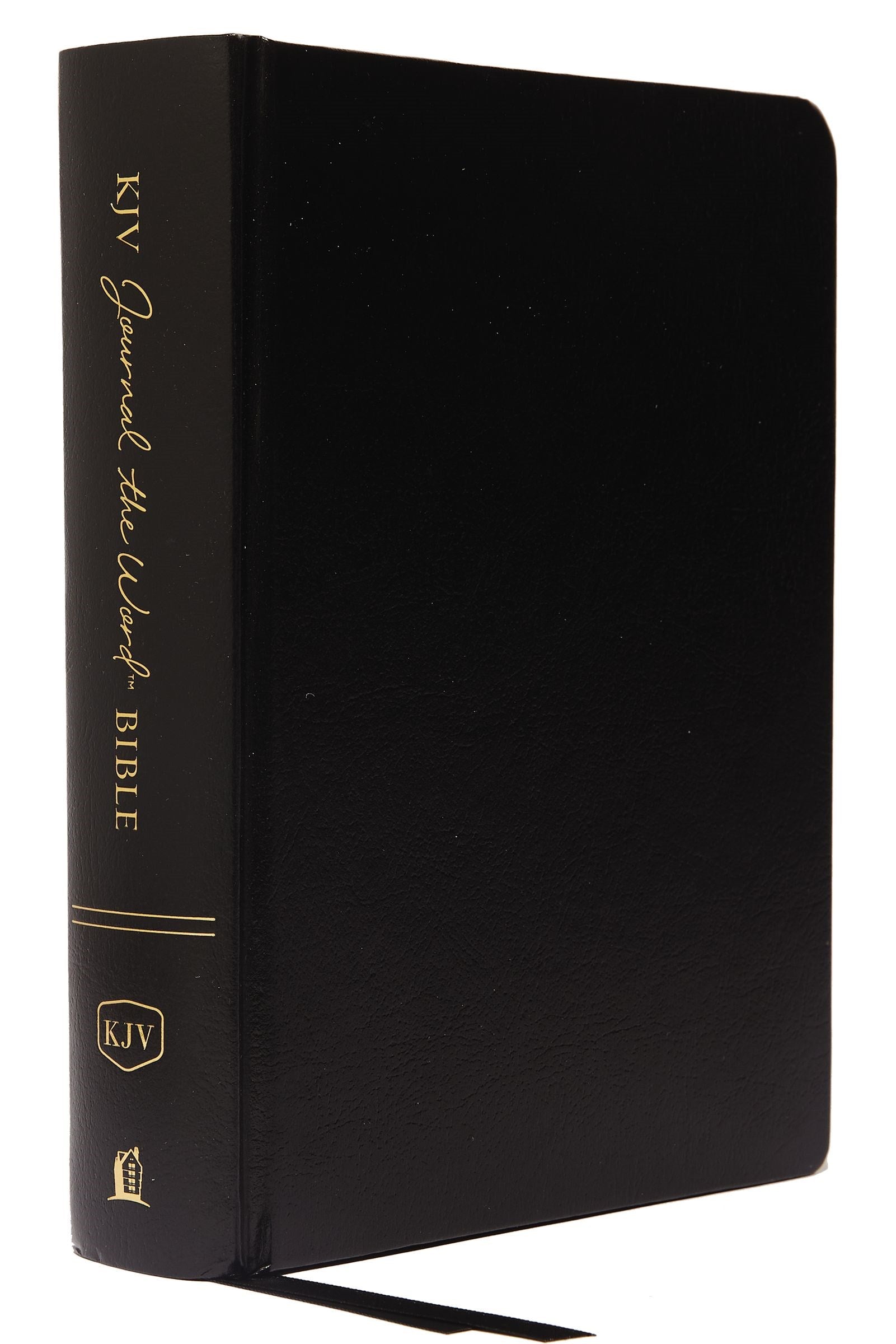 KJV, Journal the Word Bible, Hardcover, Black, Red Letter, Comfort Print: Reflect, Journal, or Create Art Next to Your Favorite Verses