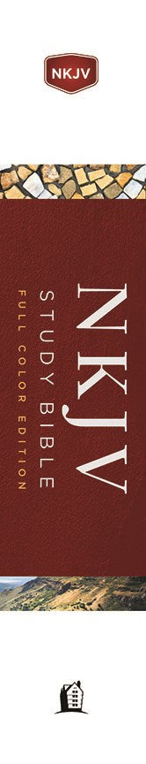 NKJV Study Bible, Hardcover, Burgundy, Full-Color, Comfort Print