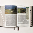 NKJV Study Bible, Leathersoft, Red, Full-Color, Thumb Indexed, Comfort Print