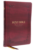 KJV Holy Bible: Large Print Thinline, Vintage Series, Burgundy Leathersoft, Red Letter, Comfort Print : King James Version (Large type / large print)