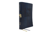 NET Bible, Thinline Art Edition, Large Print, Leathersoft, Blue, Comfort Print: Holy Bible (Large type / large print)