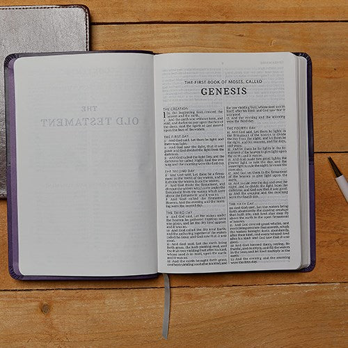 KJV Holy Bible: Large Print Thinline, Black Goatskin Leather, Premier collection, Red Letter, Comfort Print: King James Version