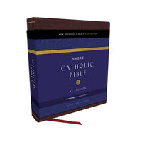 NABRE XL, Catholic Edition, Leathersoft, Burgundy, Comfort Print