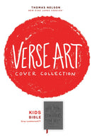 NKJV, Holy Bible for Kids, Verse Art Cover Collection, Leathersoft, Purple, Comfort Print