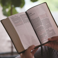 NKJV, End-of-Verse Reference Bible, Personal Size Large Print, Leathersoft, Green, Red Letter, Comfort Print
