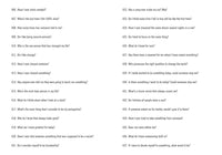3,001 Questions About Me - Second Edition