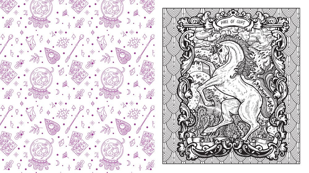 Tarot Coloring Book