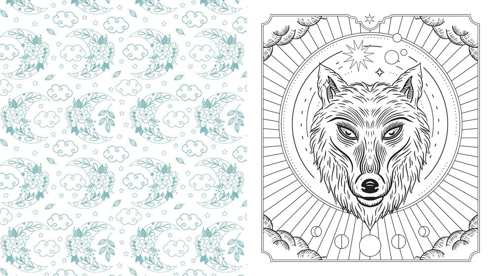 Moon Magic Coloring Book