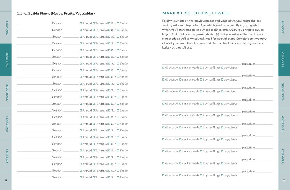 The Gardener's Planner and Logbook