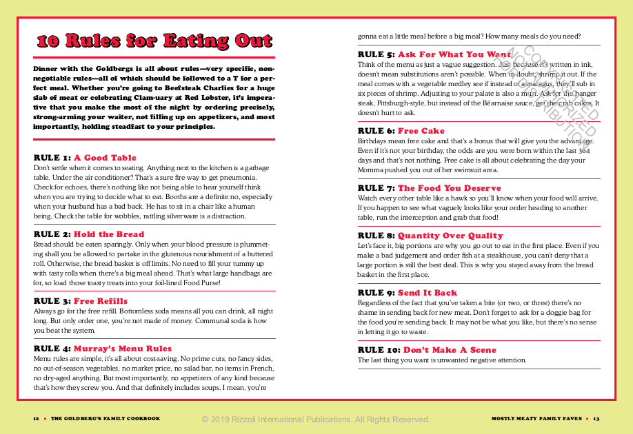 The Goldbergs Cookbook
