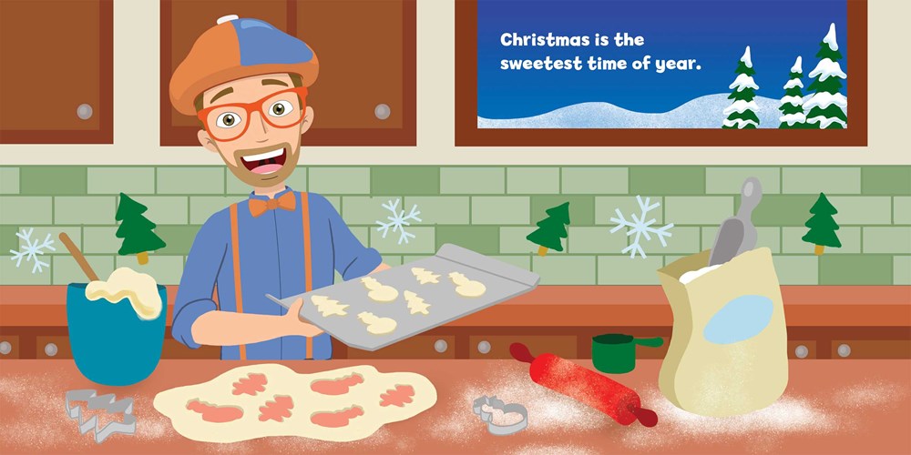 Blippi: It's Christmastime! (8x8)