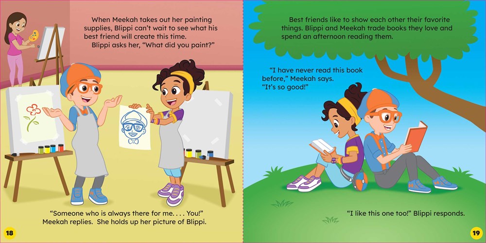 Blippi: Blippi and Meekah Best-Friends (8x8)
