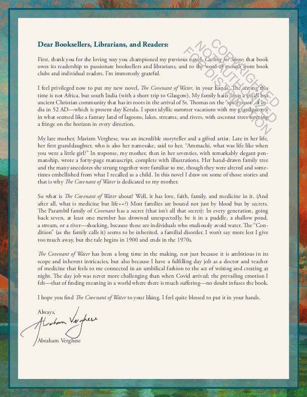 The Covenant of Water (Oprah's Book Club)