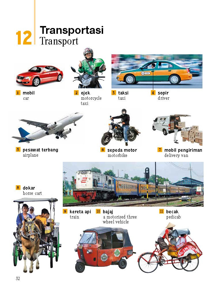 Indonesian Picture Dictionary